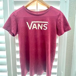 Vans Maroon Tshirt